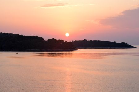 Sunset on Mljet